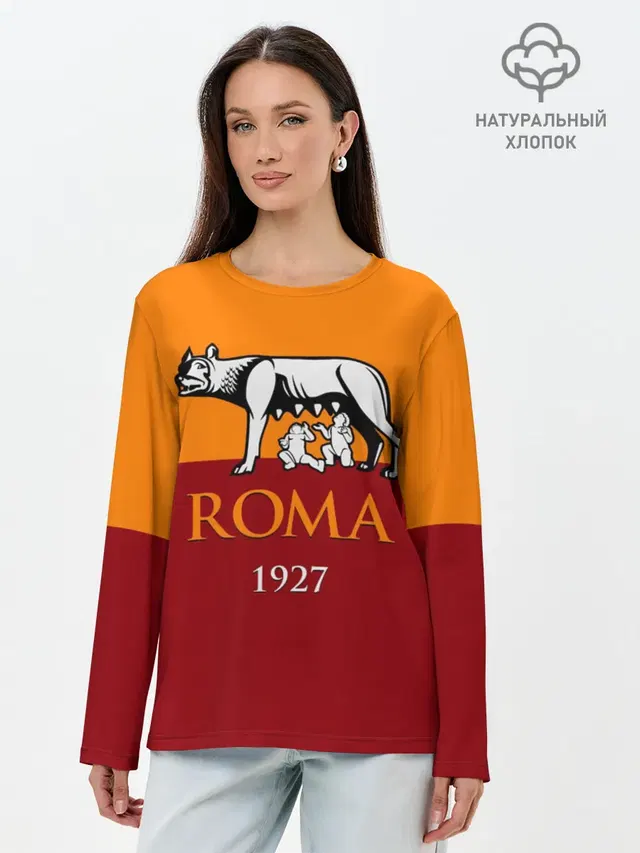 Лонгслив женский с принтом «Roma»