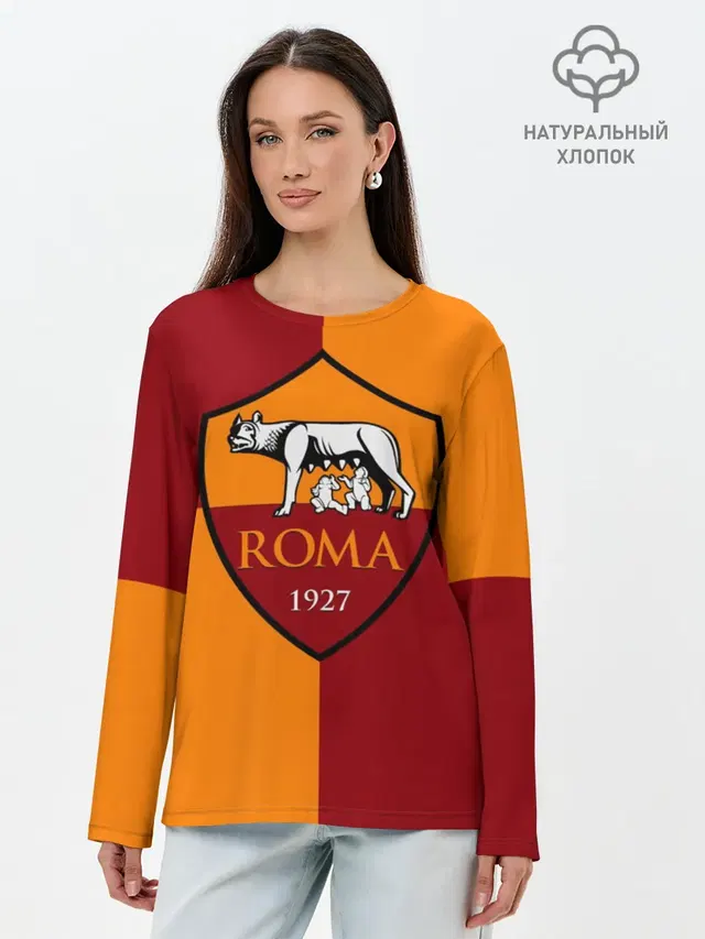Лонгслив женский с принтом «Roma»