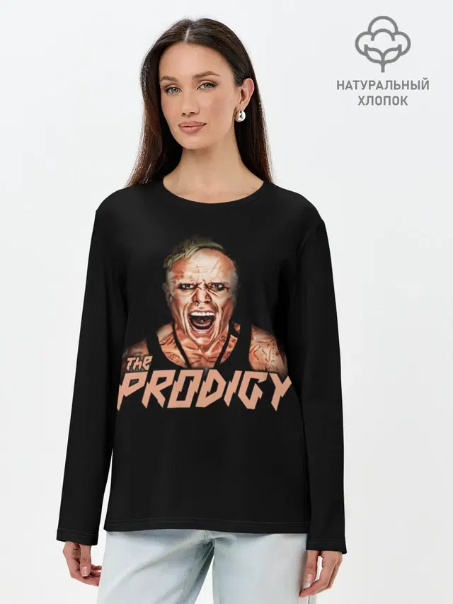 Лонгслив женский с принтом «Prodigy — The Prodigy»