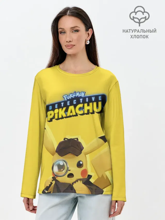Лонгслив женский. Хлопок