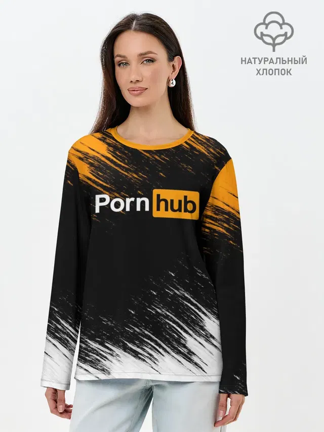 Лонгслив женский. Хлопок