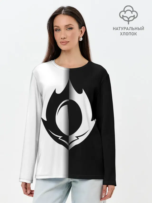 Лонгслив женский с принтом «Code Geass — GODE GEASS symbol»
