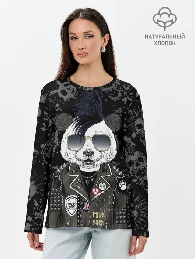 Панда в косухе