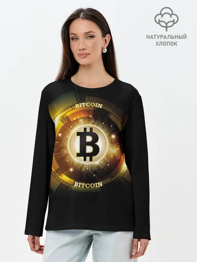 Золотой биткоин