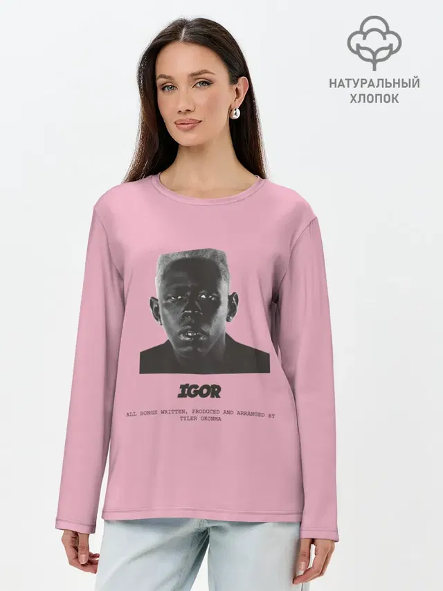 Лонгслив женский с принтом «Tyler, The Creator»