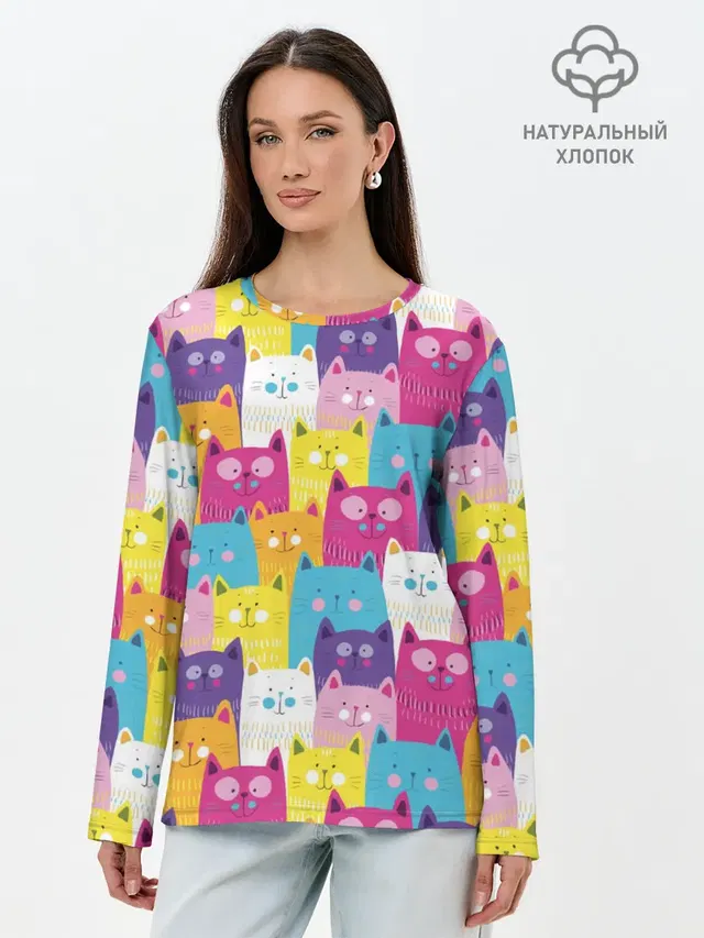 Разноцветные котики