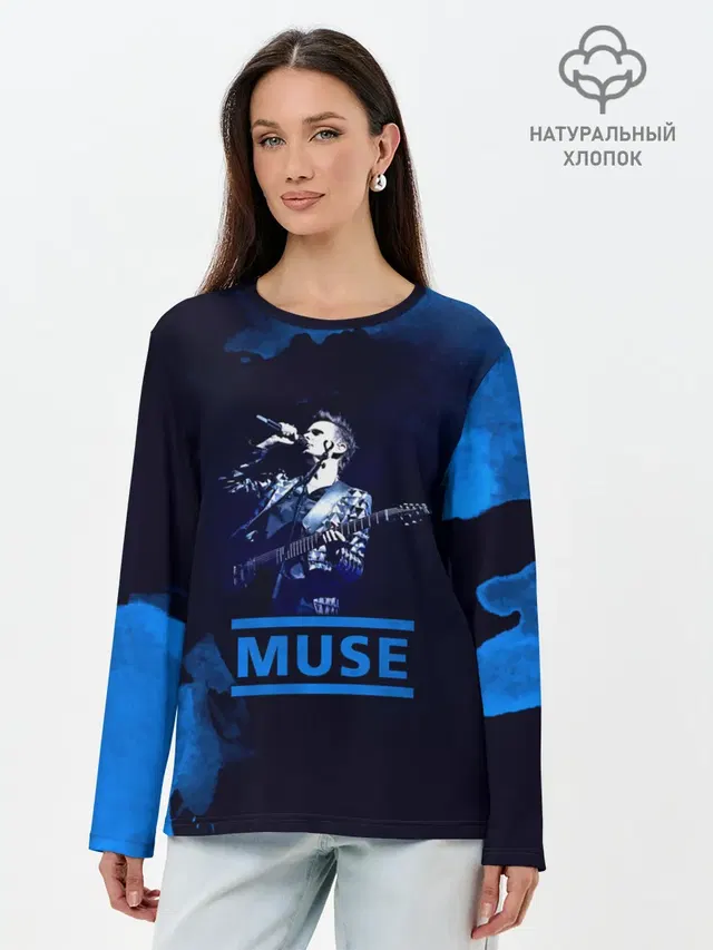 Лонгслив женский с принтом «Muse»