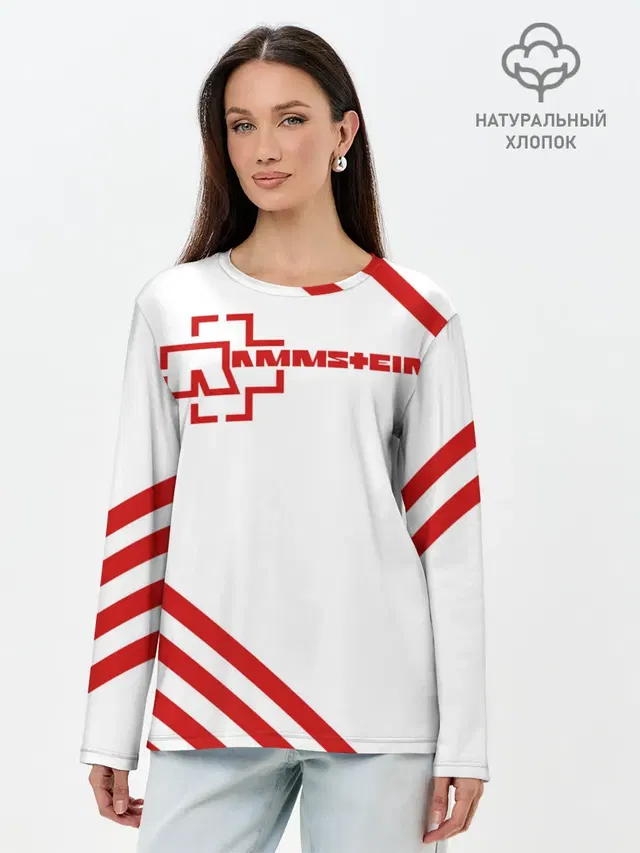 Лонгслив женский. Хлопок
