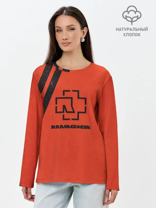 Лонгслив женский. Хлопок