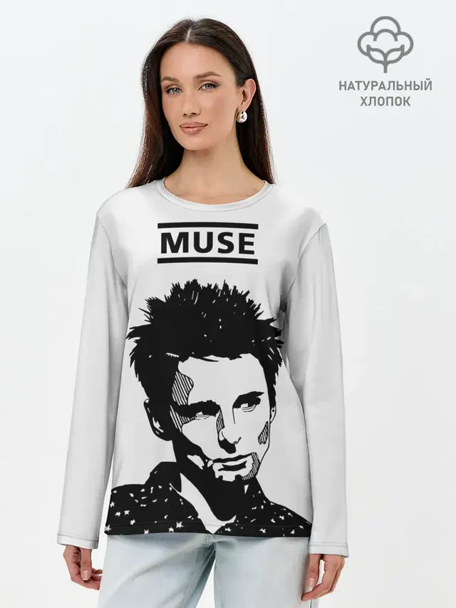 Лонгслив женский с принтом «Muse»