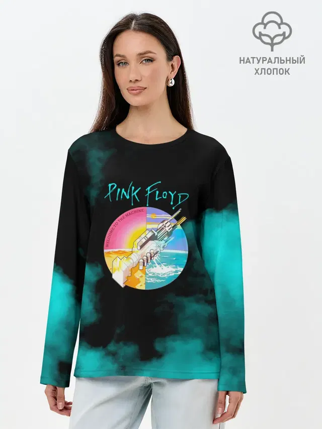 Лонгслив женский с принтом «Pink Floyd»