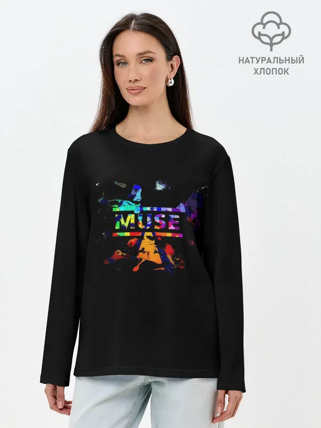 Лонгслив женский с принтом «Muse»