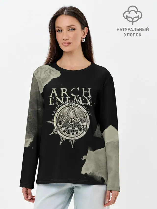 Лонгслив женский с принтом «Arch Enemy»