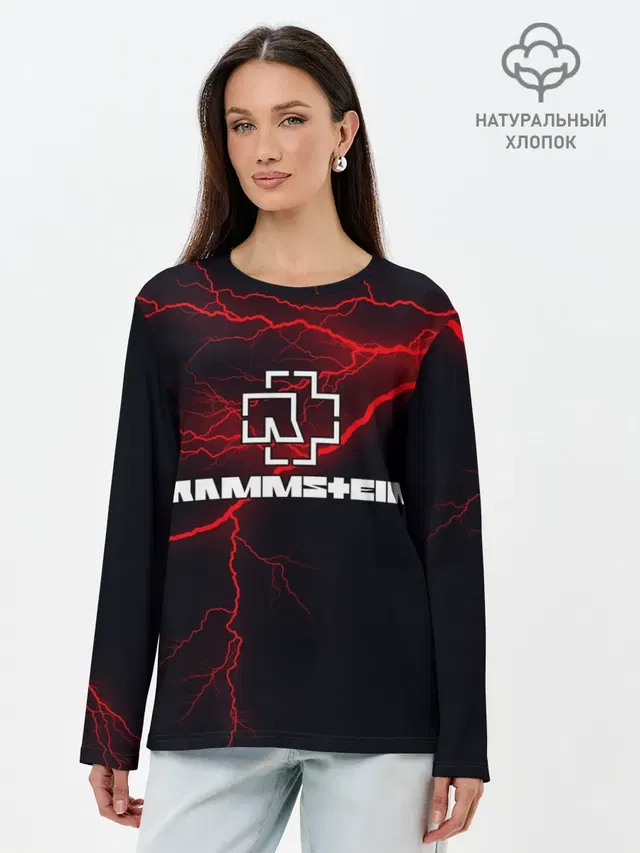 Лонгслив женский. Хлопок