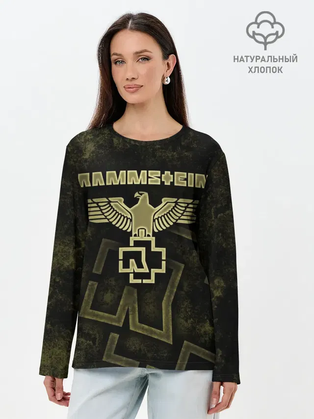 Лонгслив женский. Хлопок