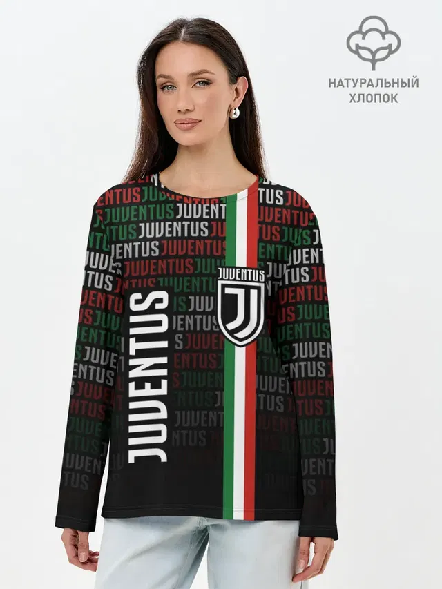 Лонгслив женский. Хлопок