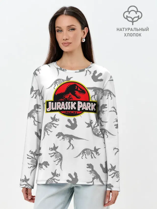 Лонгслив женский. Хлопок
