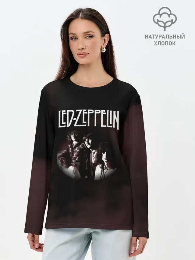Лонгслив женский с принтом «Led Zeppelin»