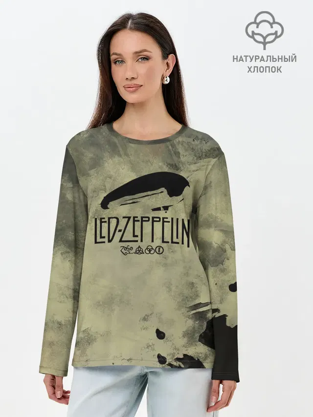 Лонгслив женский с принтом «Led Zeppelin»