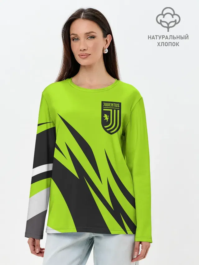 Лонгслив женский. Хлопок