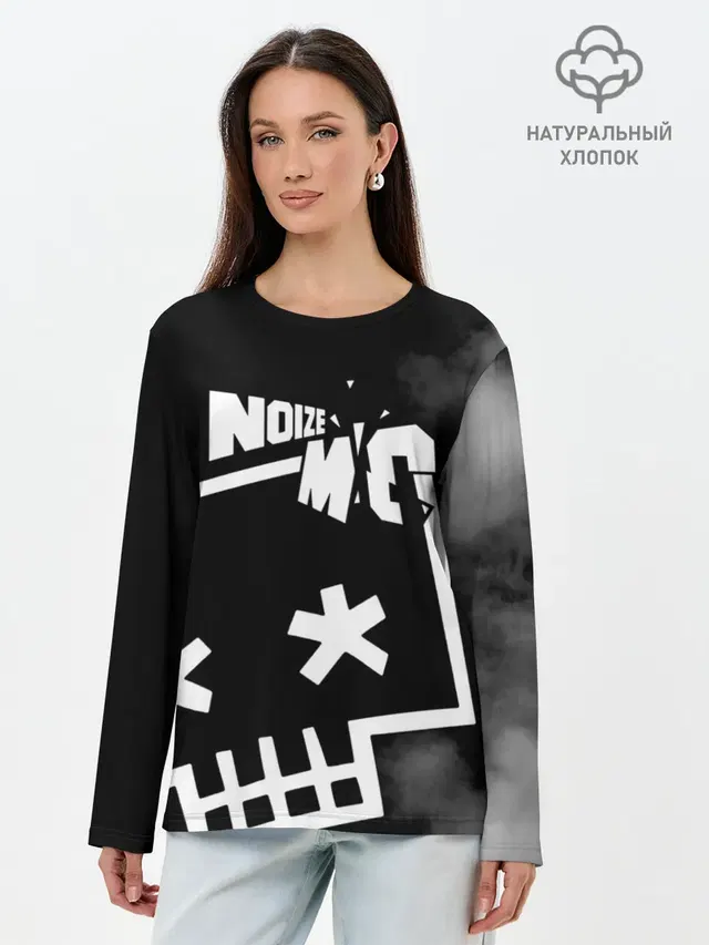 Лонгслив женский с принтом «Noize MC»