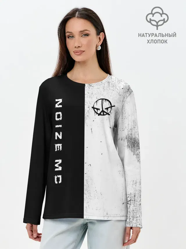 Лонгслив женский с принтом «Noize MC»