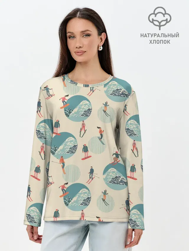лыжники