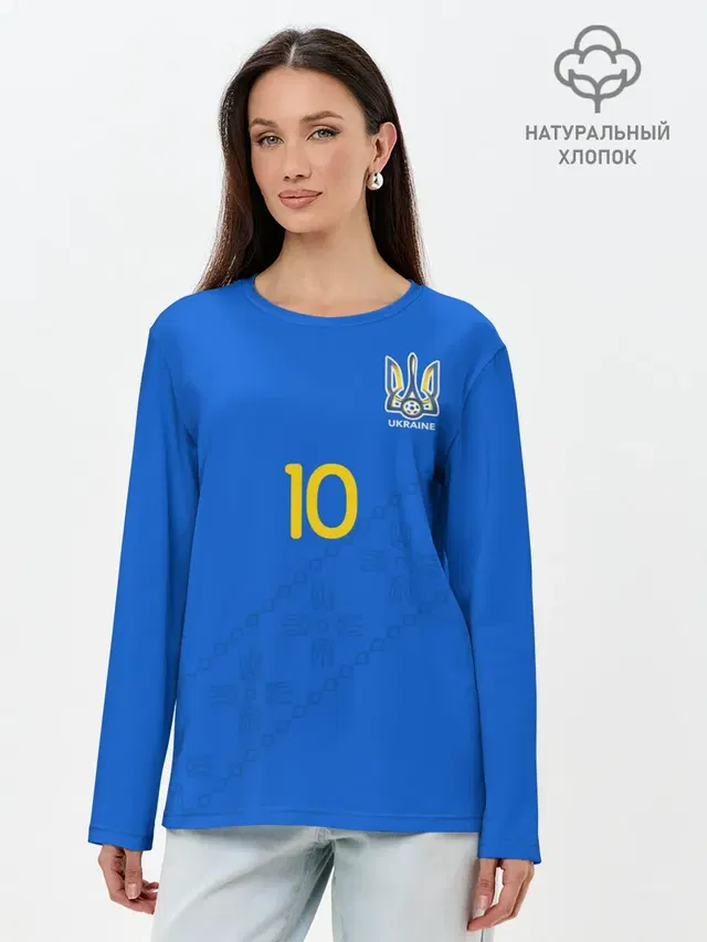 Лонгслив женский. Хлопок