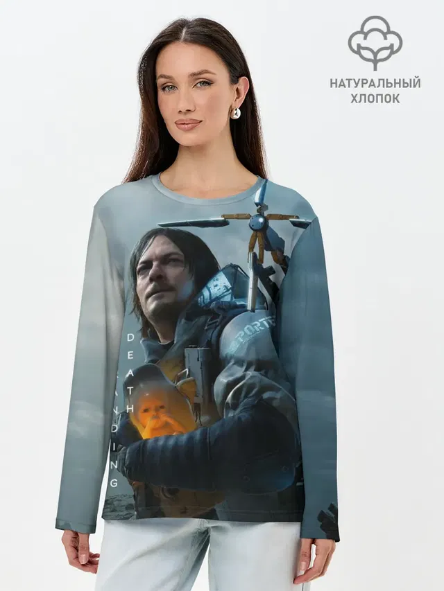 Лонгслив женский с принтом «Death Stranding»
