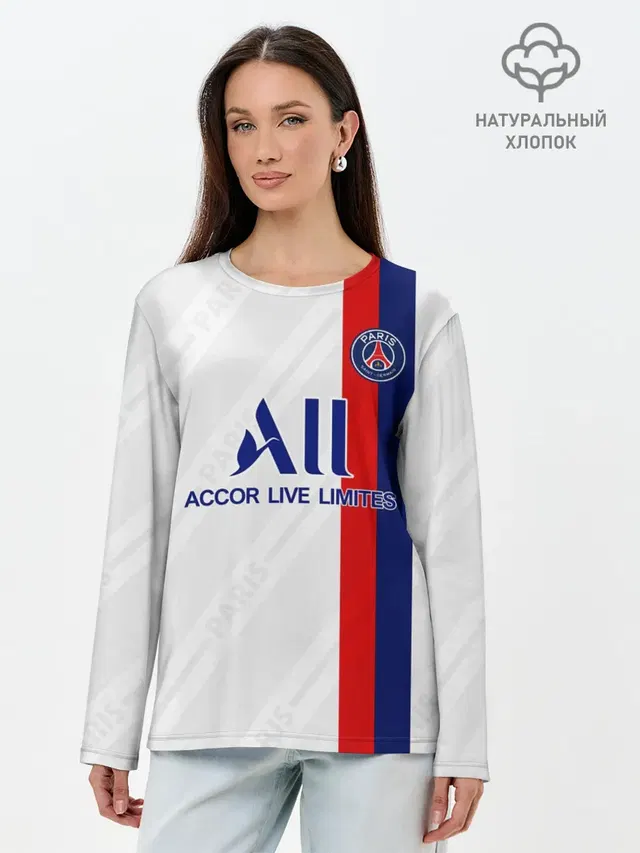 Лонгслив женский. Хлопок