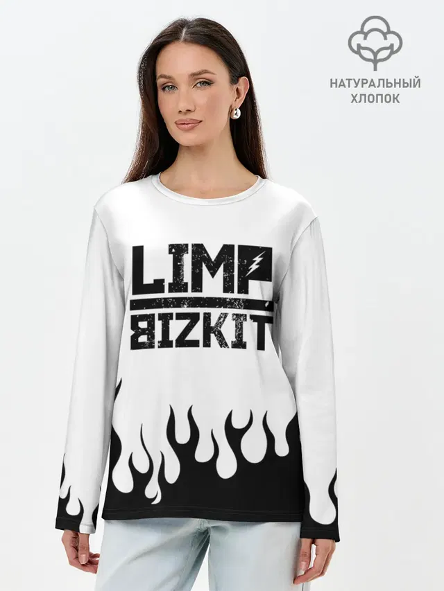 Лонгслив женский с принтом «Limp Bizkit»