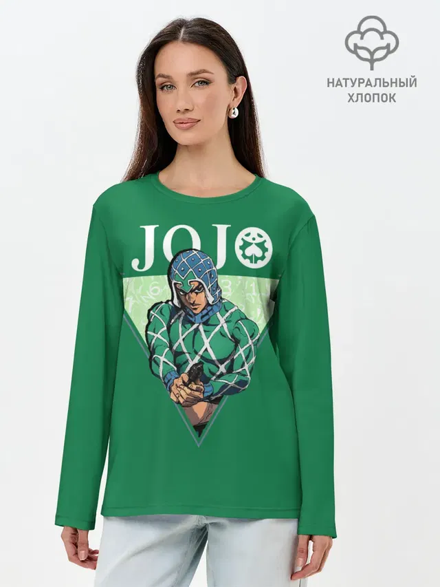 Лонгслив женский. Хлопок