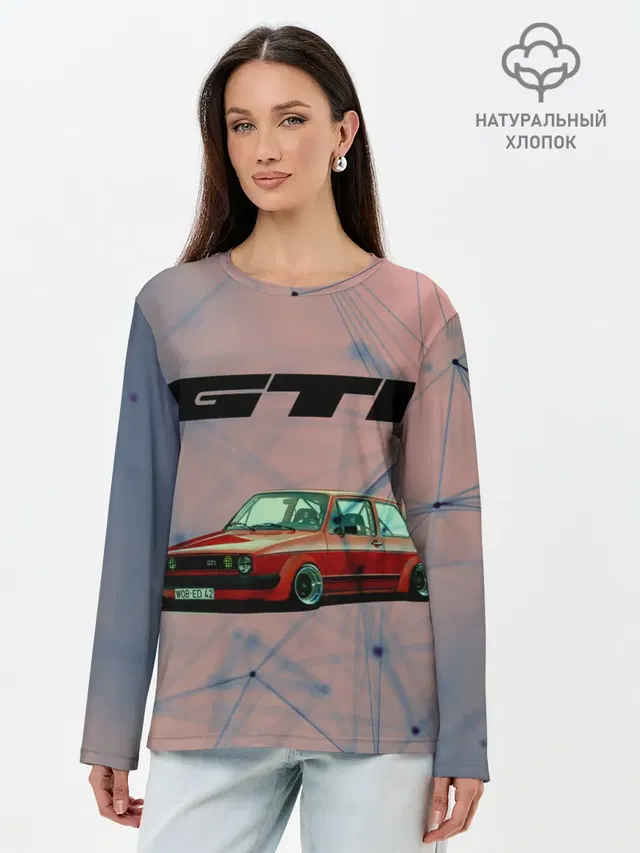 Лонгслив женский с принтом «Volkswagen»