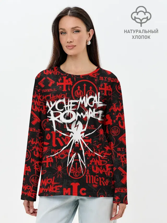 Лонгслив женский с принтом «My Chemical Romance»