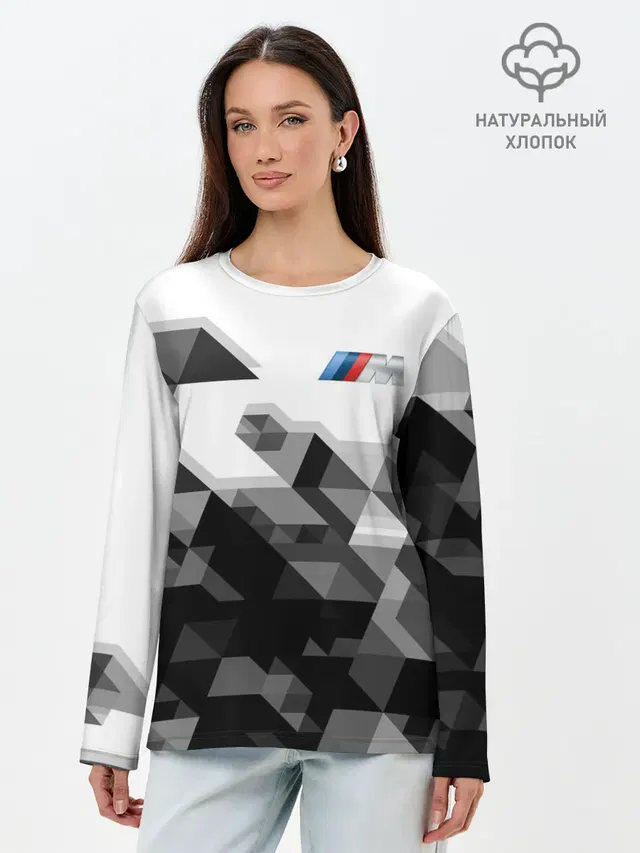 Лонгслив женский. Хлопок