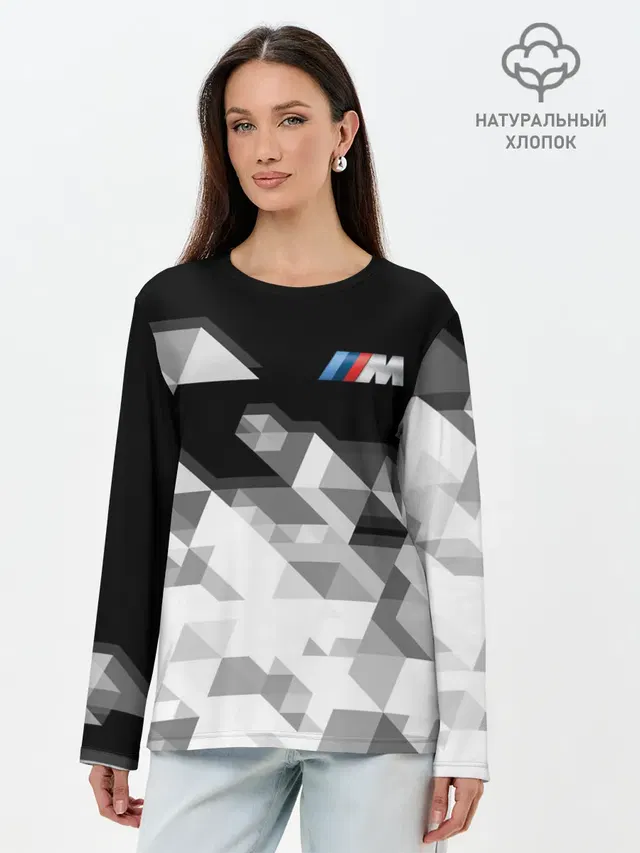 Лонгслив женский. Хлопок