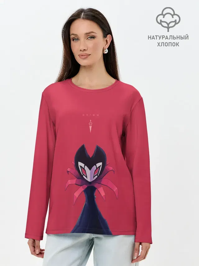 Лонгслив женский с принтом «Hollow Knight»