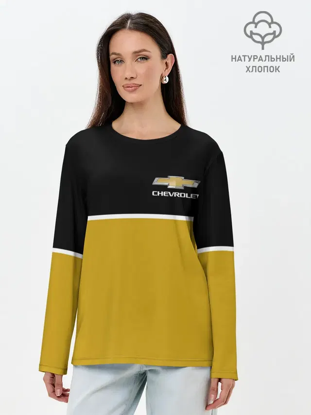 Лонгслив женский с принтом «Chevrolet»