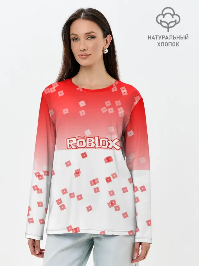 Лонгслив женский. Хлопок