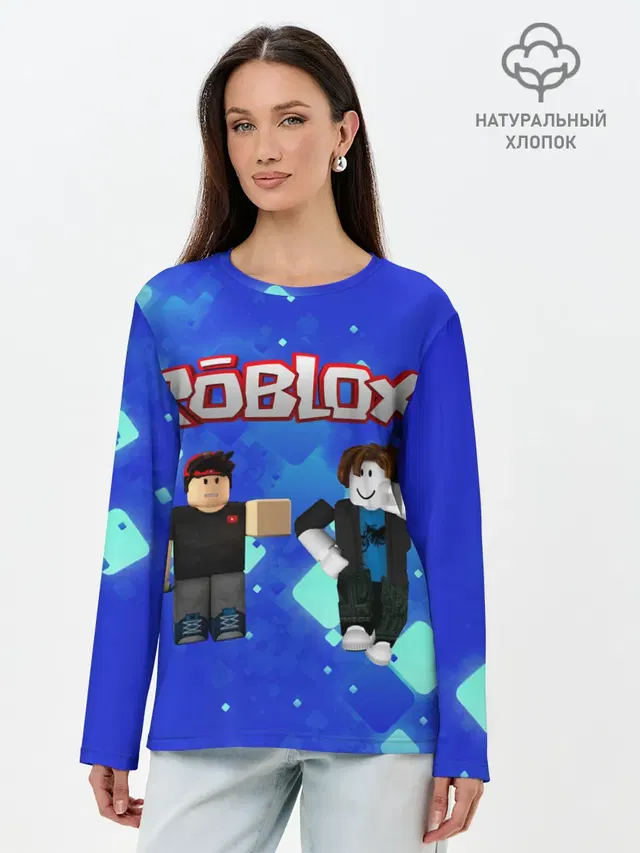 Лонгслив женский. Хлопок