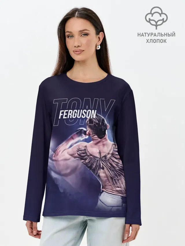 Лонгслив женский с принтом «MMA — Tony Ferguson»