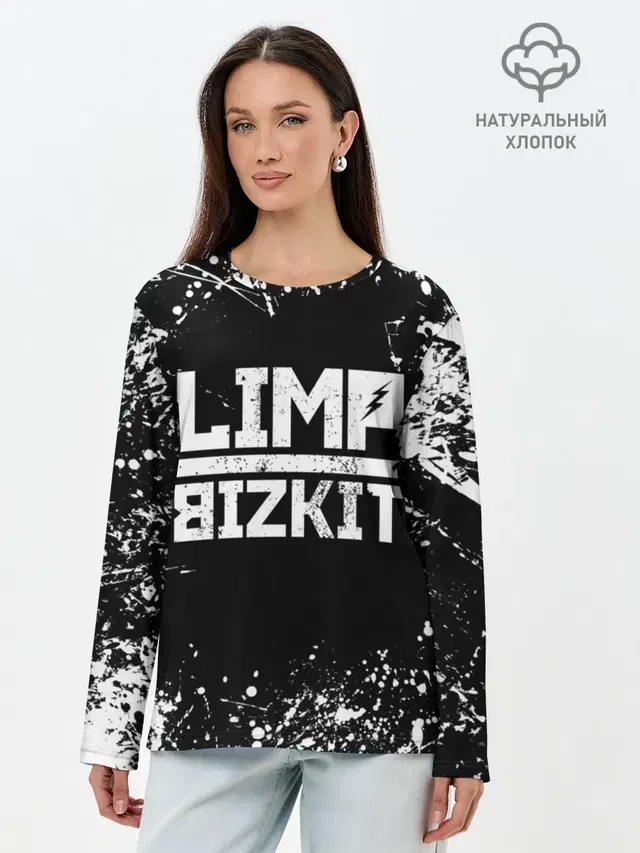 Лонгслив женский с принтом «Limp Bizkit»