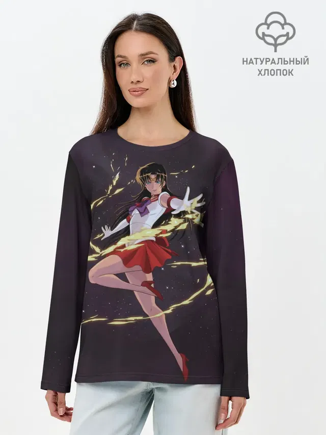 Лонгслив женский с принтом «Sailor Mars»