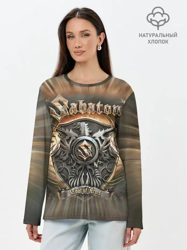 Лонгслив женский с принтом «Coat of Arms»