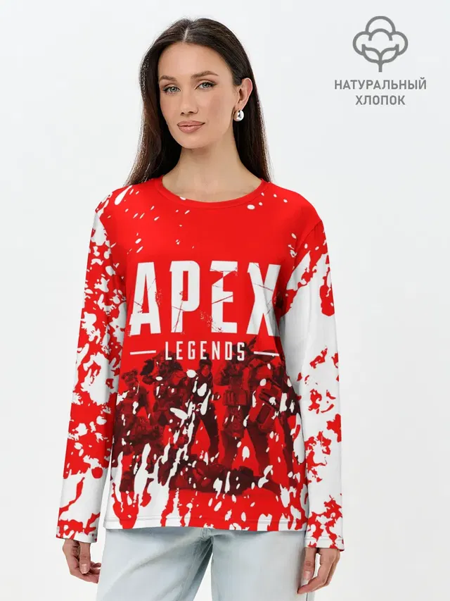 Лонгслив женский с принтом «Apex Legends»