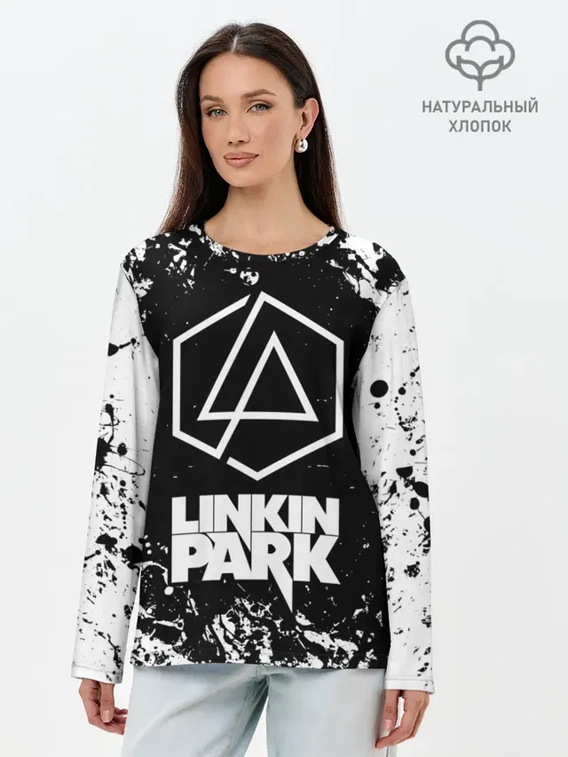 Лонгслив женский с принтом «Linkin Park 2»
