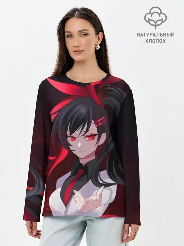 Лонгслив женский с принтом «Башня бога — TOWER OF GOD»
