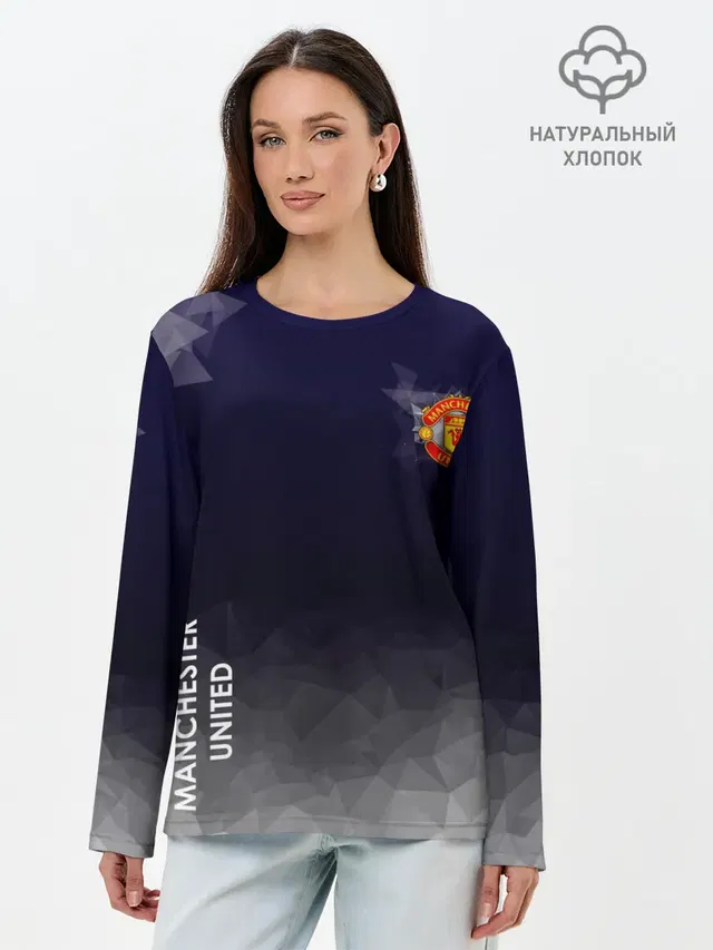 Лонгслив женский. Хлопок