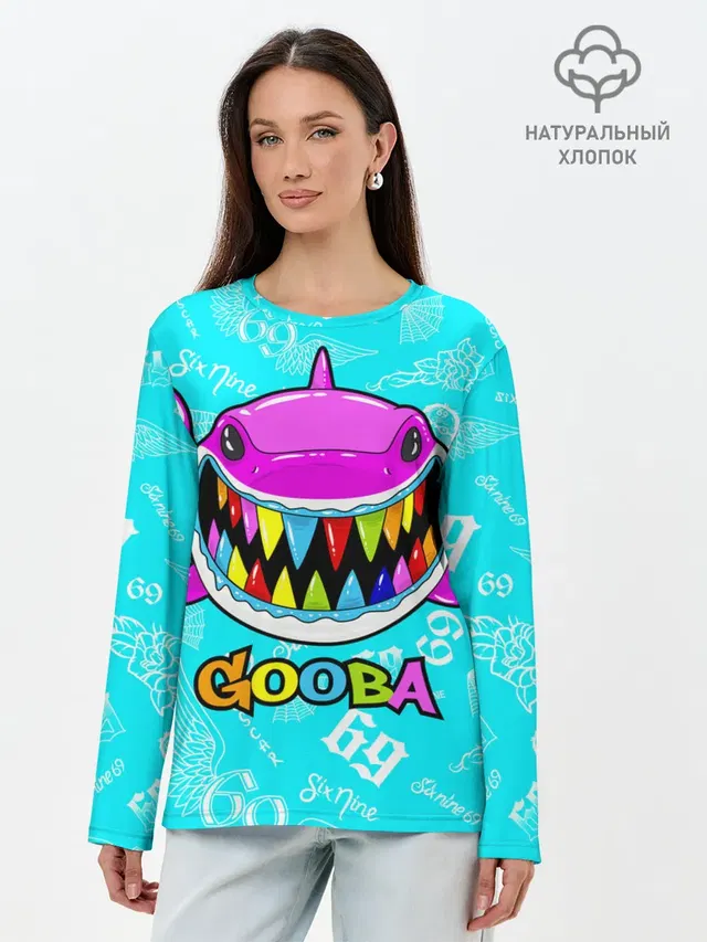Лонгслив женский с принтом «6IX9INE — 6IX9INE GOOBA»