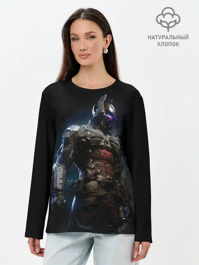 Лонгслив женский с принтом «Batman Arkham Knight»